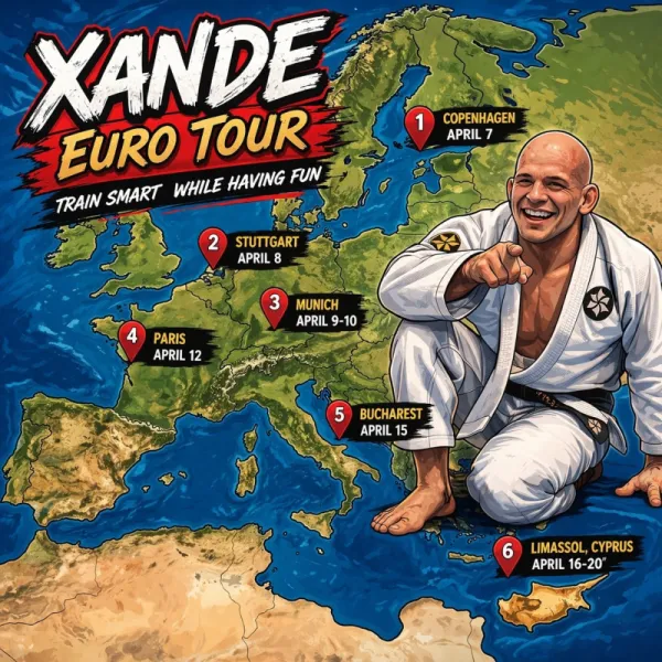 Xande Ribeiro Announces European Seminar Tour for April 2026
