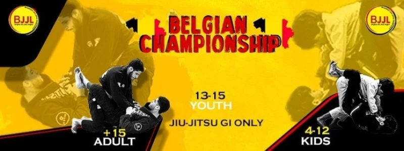 BELGIAN CHAMPIONSHIP BJJ GI 2026 - KIDS YOUTH & ADULTS