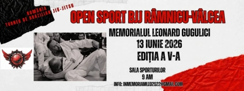 OPEN SPORT BJJ VÂLCEA - MEMORIALUL LEONARD GUGULICI EDIȚIA A V-A