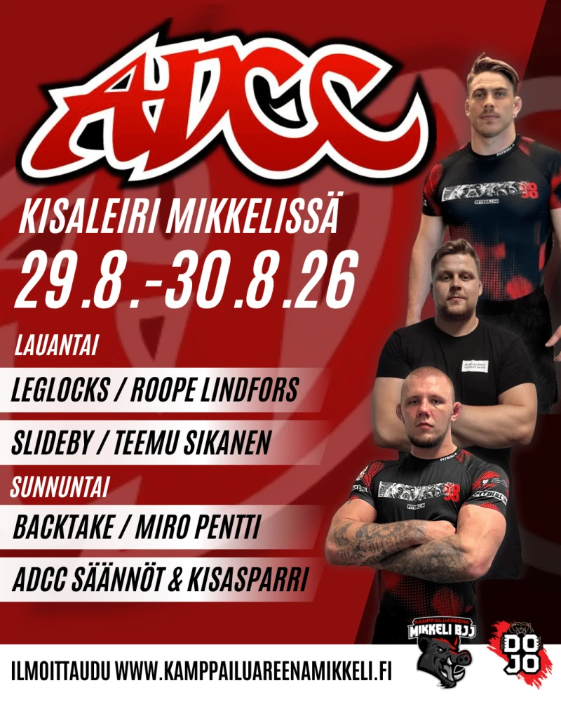 ADCC Grappling Camp Mikkeli 2026