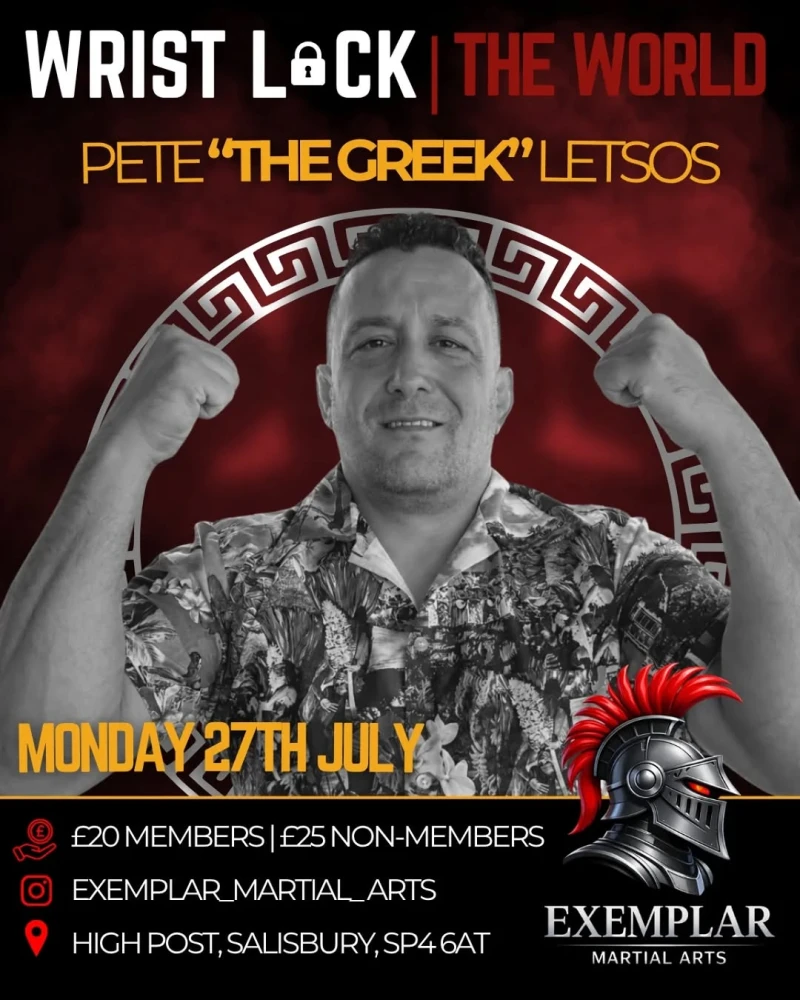 Pete the Greek - Wristlock the World Seminar