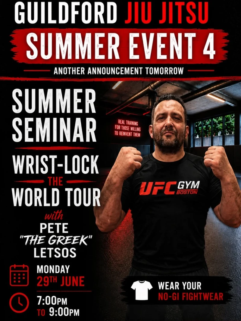 Pete the Greek - Wristlock the World Seminar