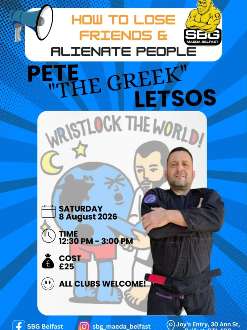 Pete the Greek - Wristlock the World Seminar
