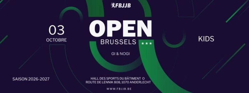 BRUSSELS OPEN 1 FBJJB RANKING KIDS GI & NOGI 03.10.2026