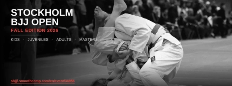 STOCKHOLM BJJ OPEN FALL EDITION 2026. KIDS, JUVENILES, ADULTS, MASTERS