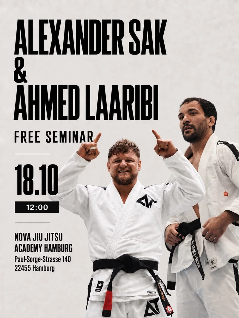 Alexander Sak and Ahmed Laaribi gi seminar