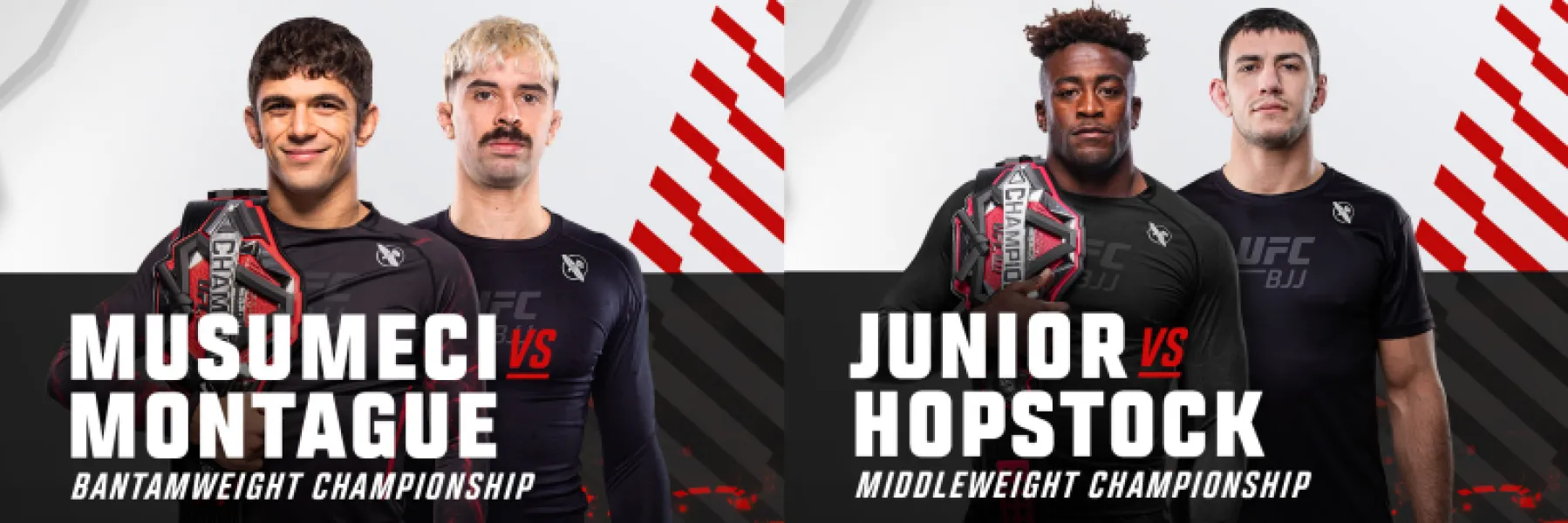 Shay Montague and Tarik Hopstock Set for UFC BJJ 5